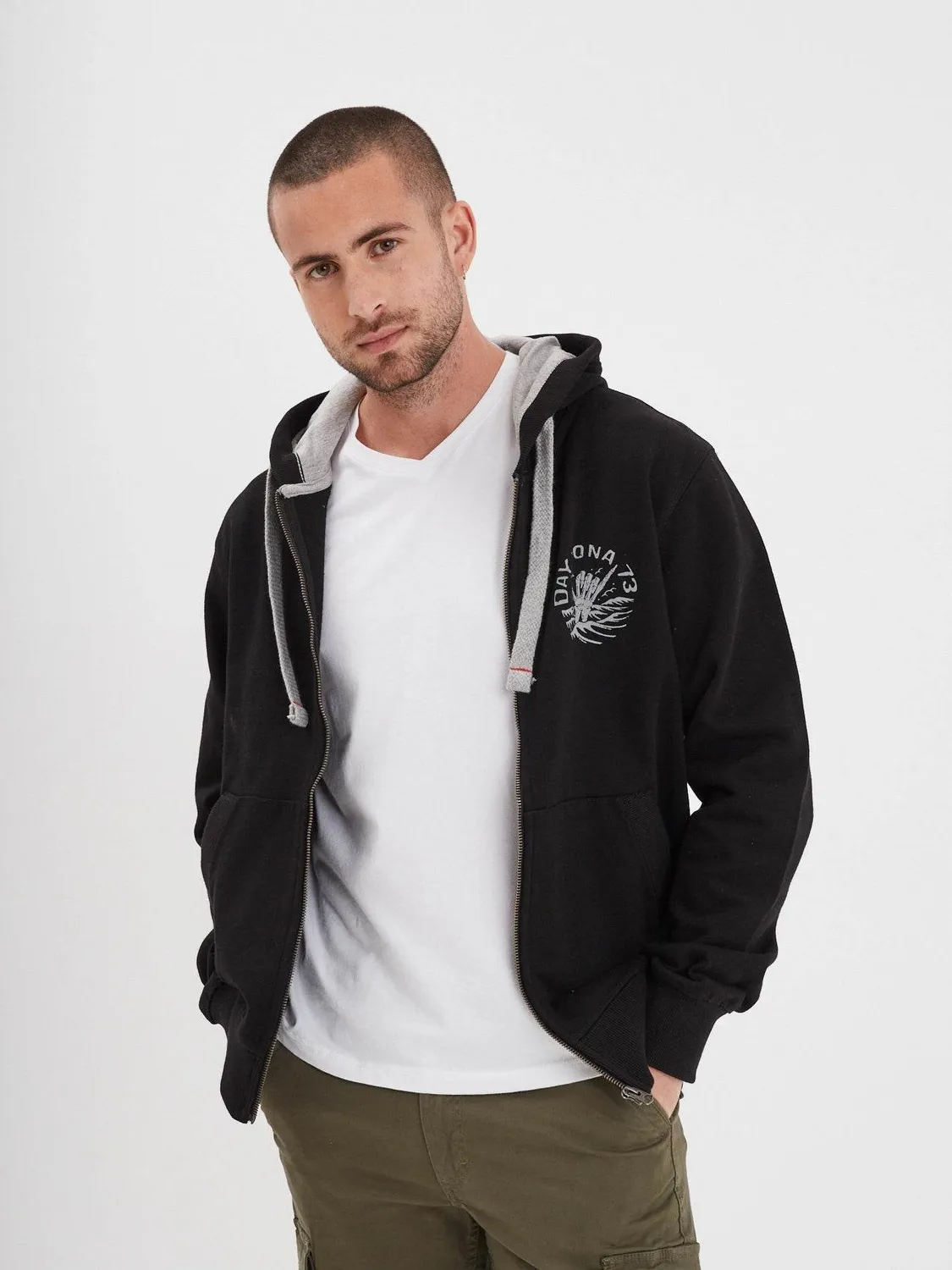 Daytona Handdeat sweat capuche surf noir