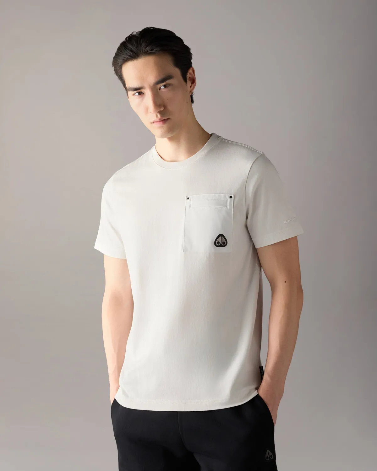 Moose Knuckles Dalon t-shirt Noir slim
