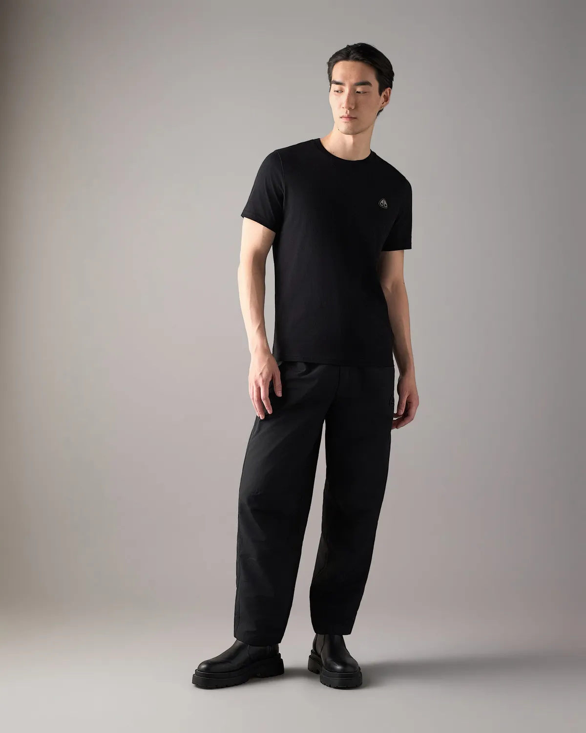 Moose Knuckles Crescent t-shirt coton noir