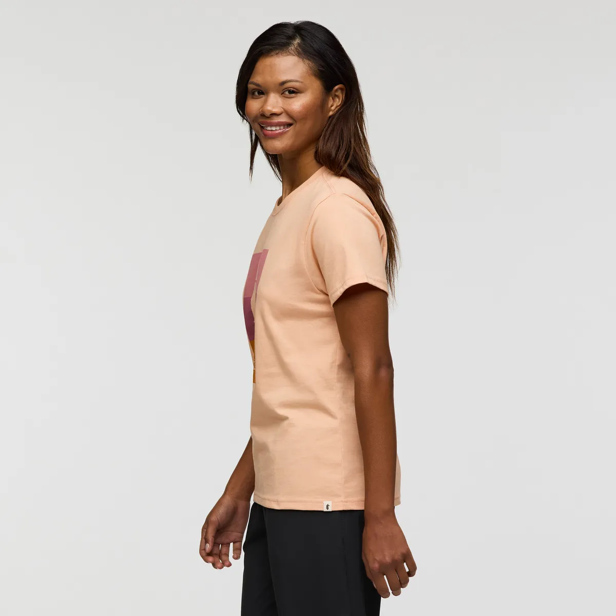 Cotopaxi Llama Block t-shirt femme Bone coton bio
