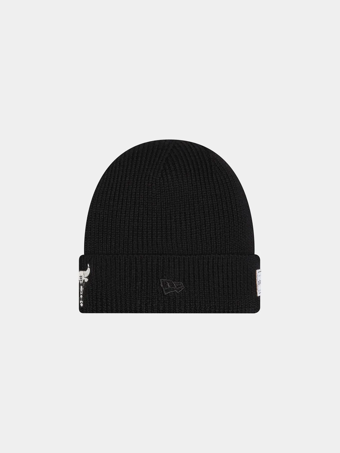 Alpha Industries Chicago Bulls Short Cuff bonnet noir laine