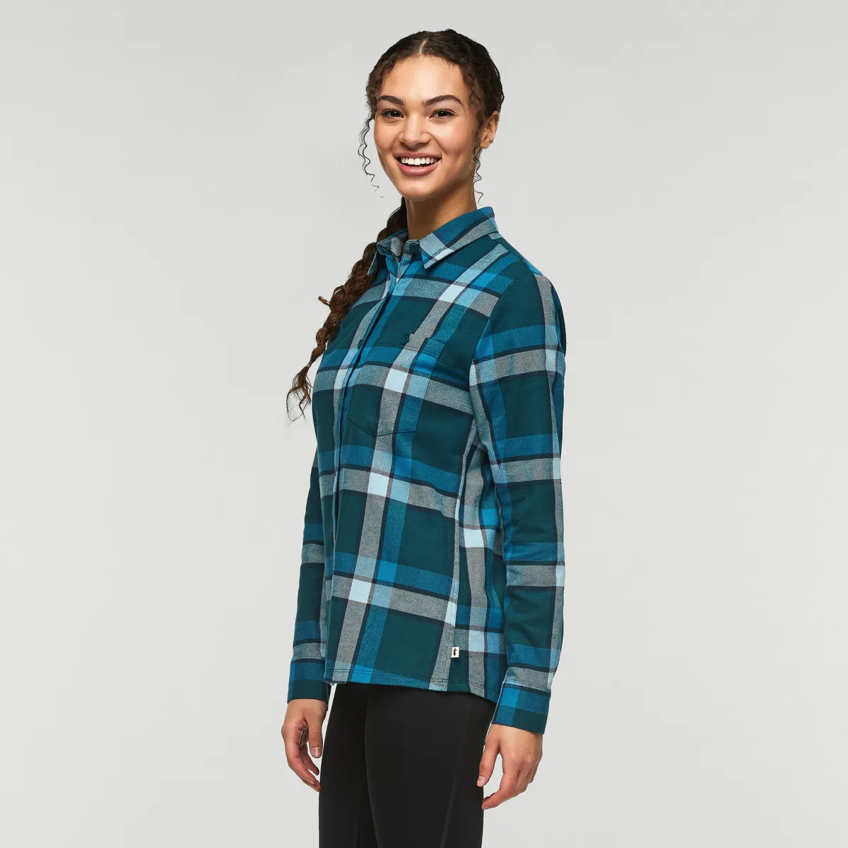 Cotopaxi Quedo chemise flanelle femme carreaux bio
