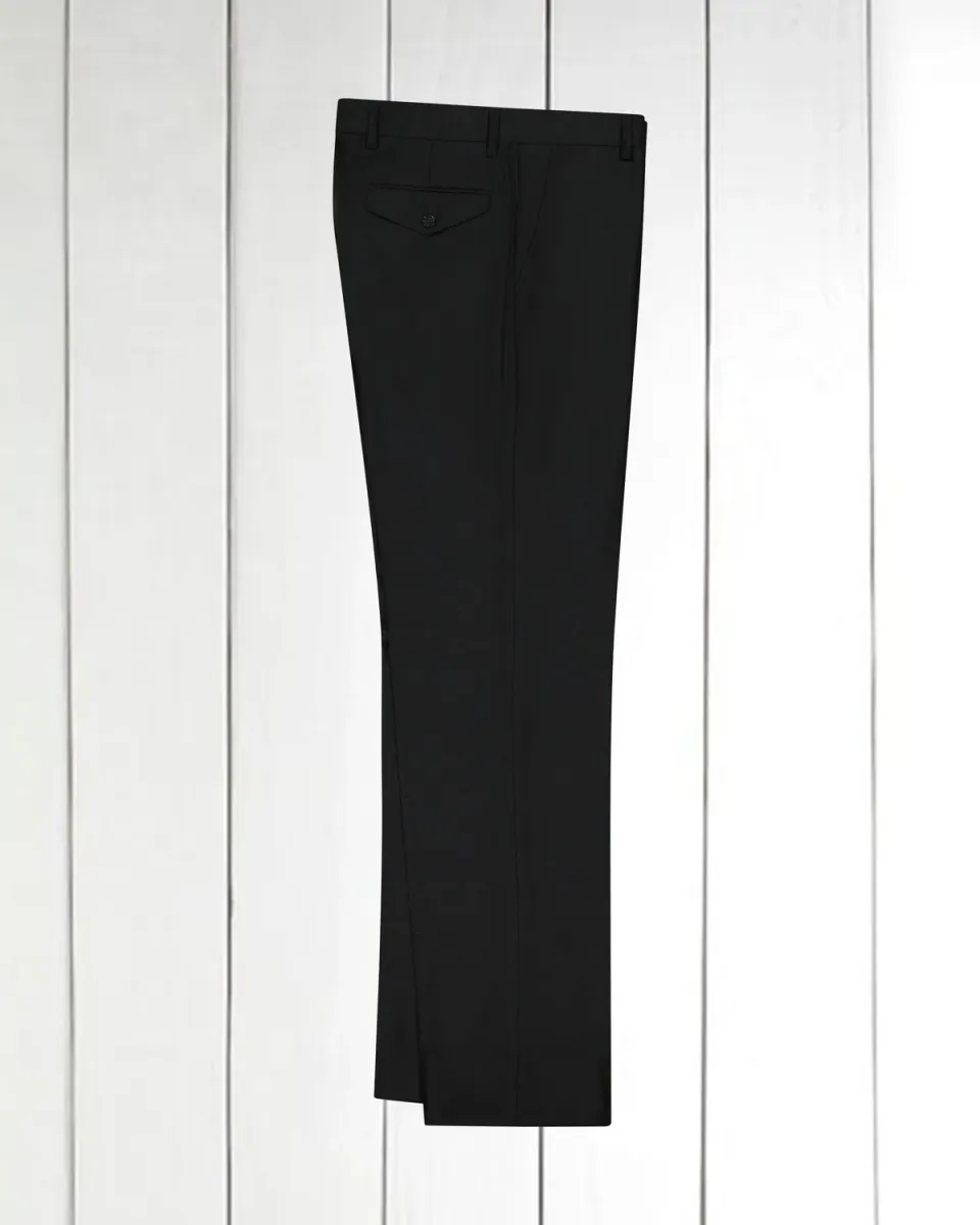 Hollington Jules pantalon ample vert mousse laine