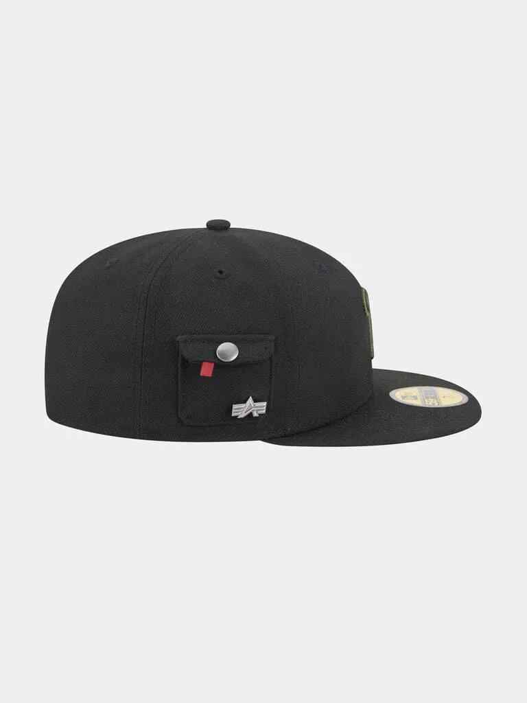 Alpha Industries 59FIFTY casquette fitted noir polyester