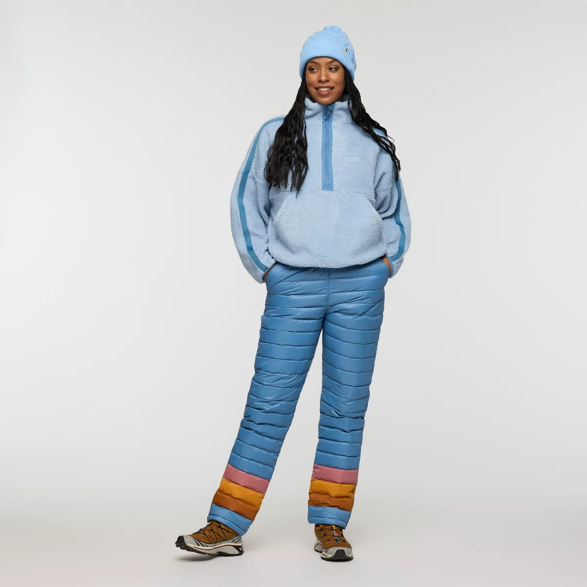 Cotopaxi Fuego pantalon duvet femme Fjord Stripes 800