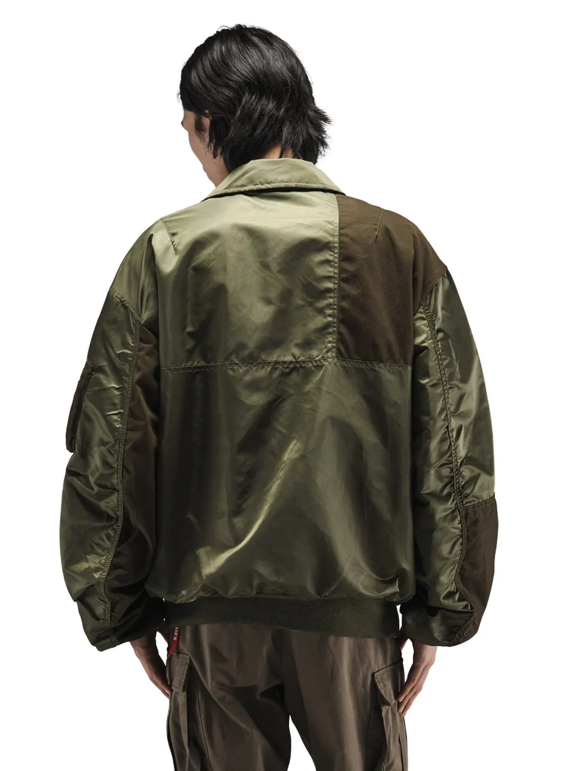 Alpha Industries CWU 36/P bomber nylon vert mi-saison