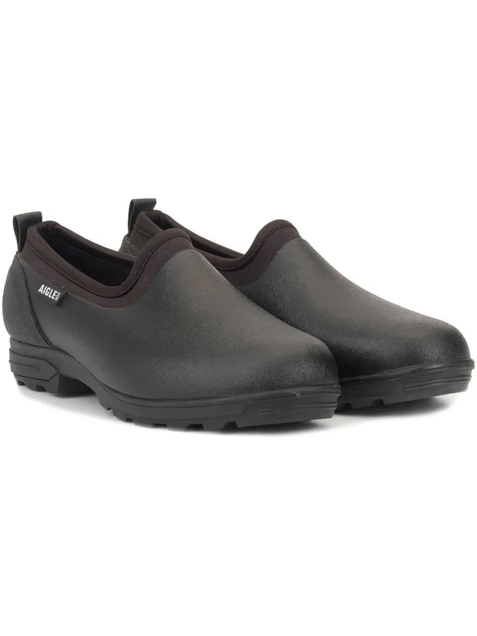 Aigle Lessfor M 2 sabot homme Noir cranté jardin