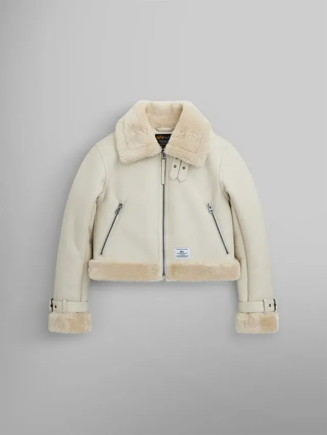Alpha Industries B3 blouson aviateur limestone
