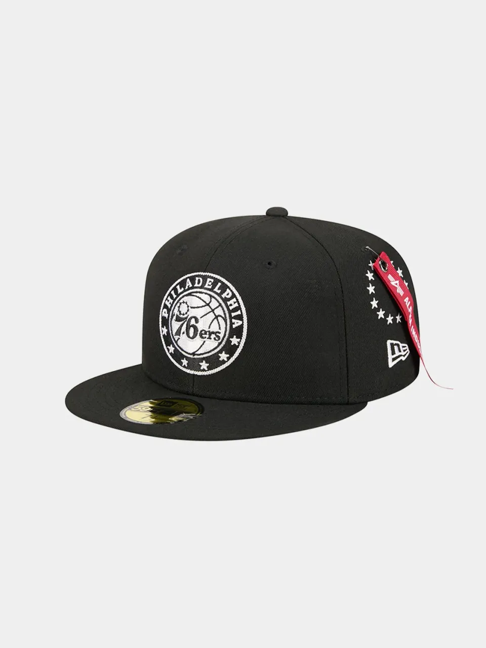 Alpha Industries 76ers 59Fifty casquette fitted noire