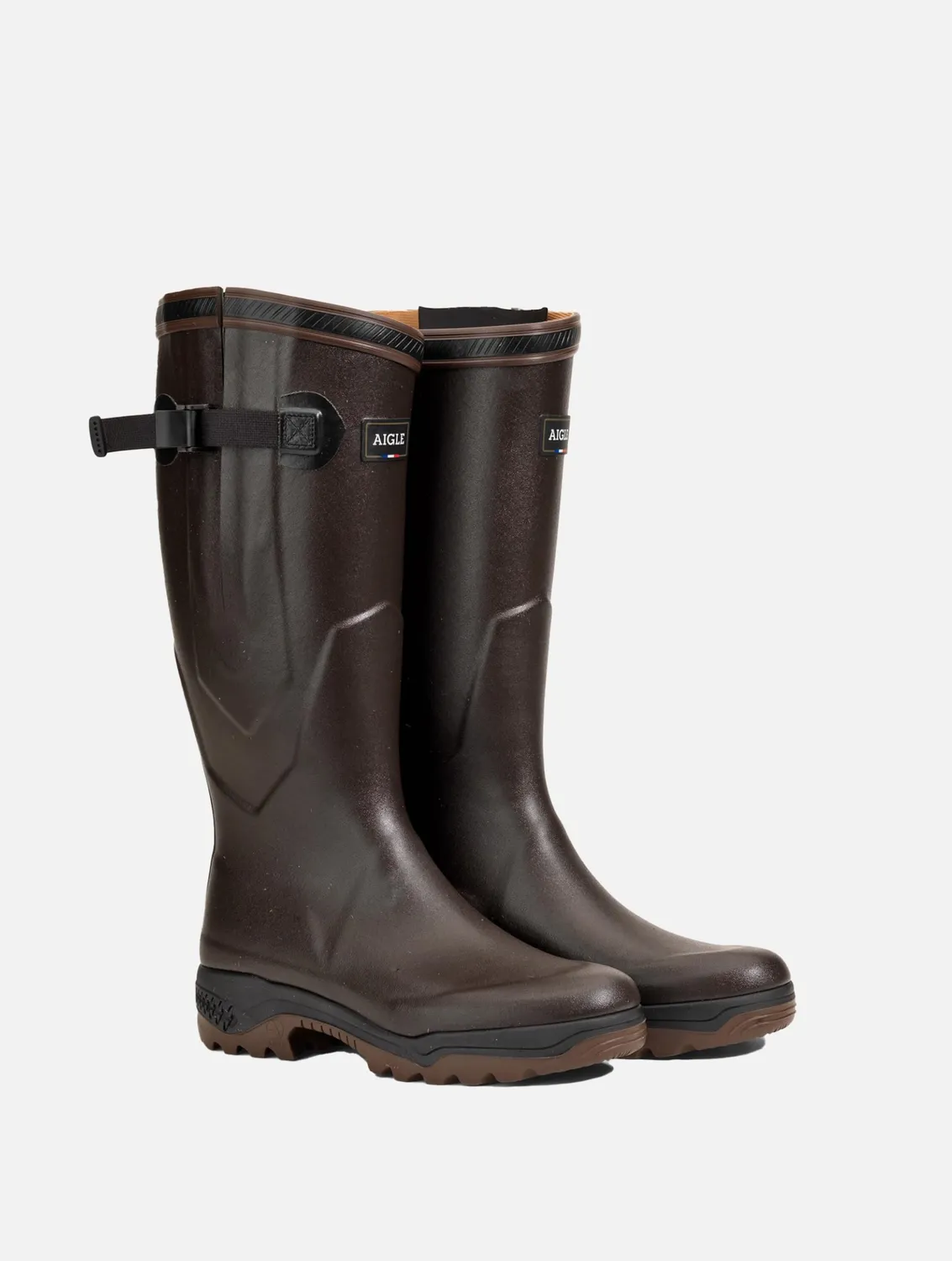 Aigle Parcours 2 VAR bottes homme Bronze caoutchouc