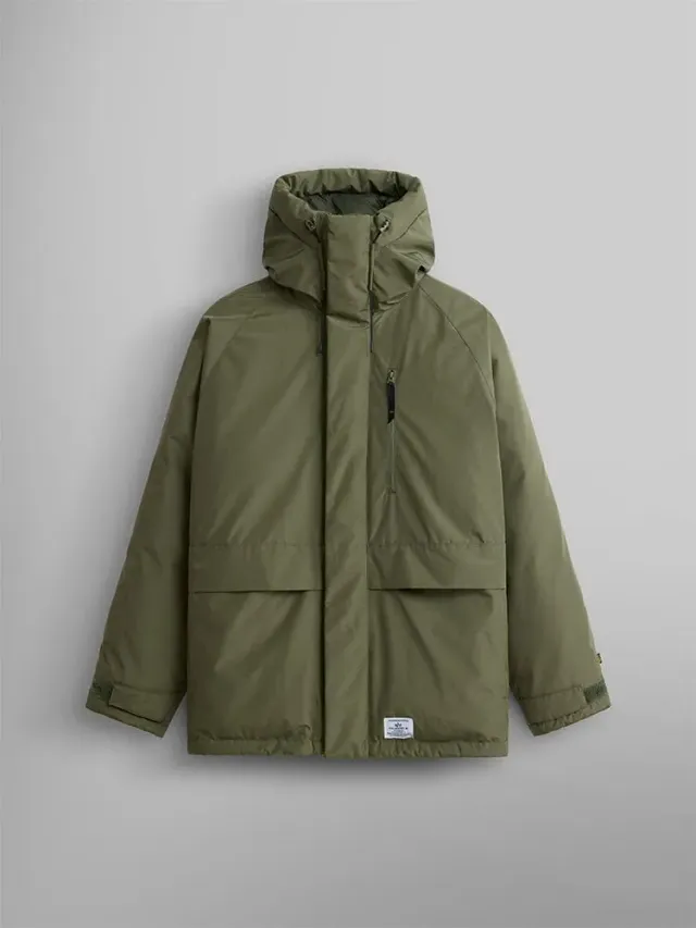 Alpha Industries Raglan parka homme vert grand froid