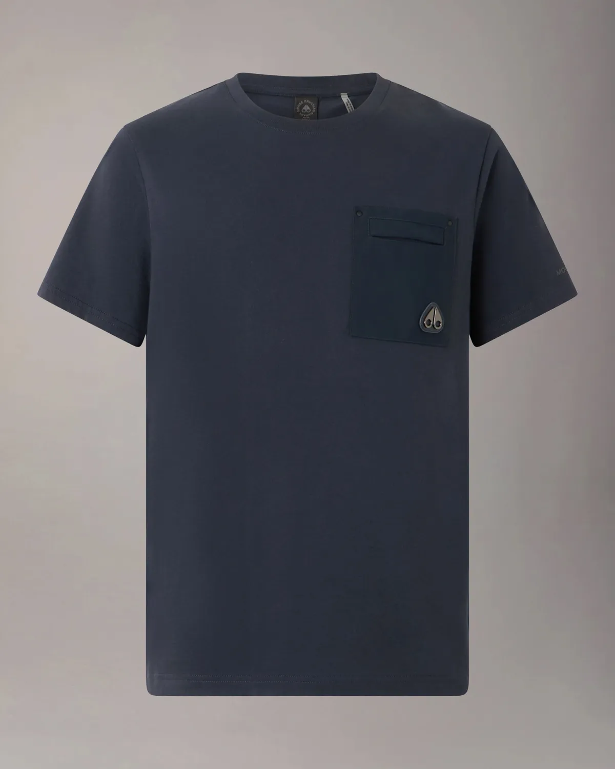 Moose Knuckles Dalon t-shirt marine coton