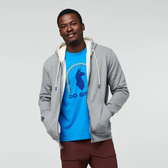 Cotopaxi Do Good sweat zippé homme Maritime coton bio