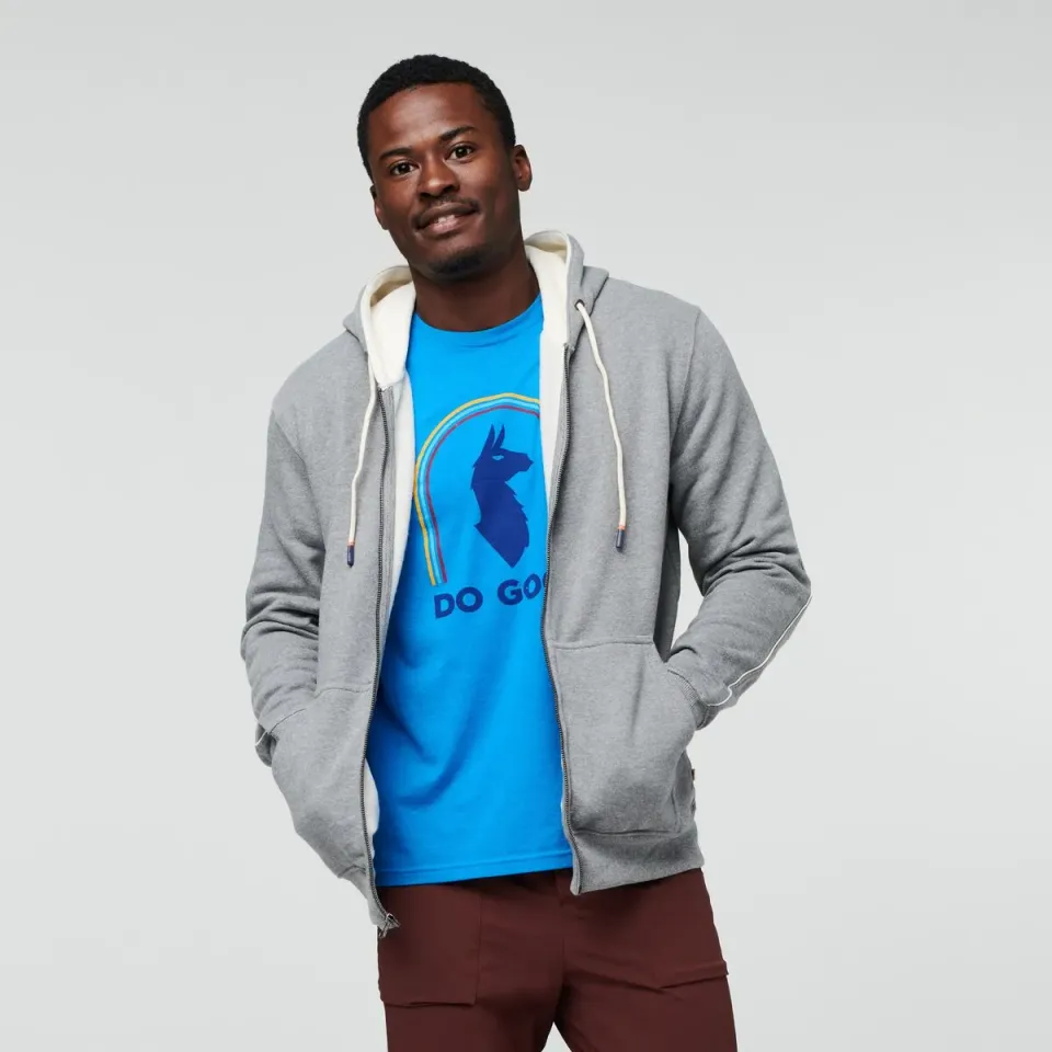 Cotopaxi Do Good sweat zippé homme Maritime coton bio