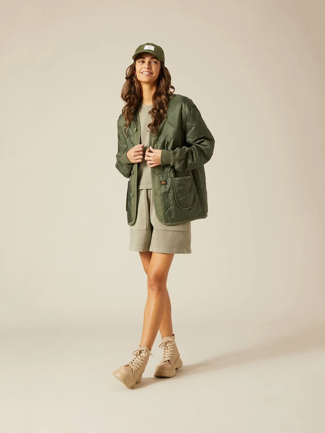 Alpha Industries ALS/92 Liner veste Olive Green matelassée