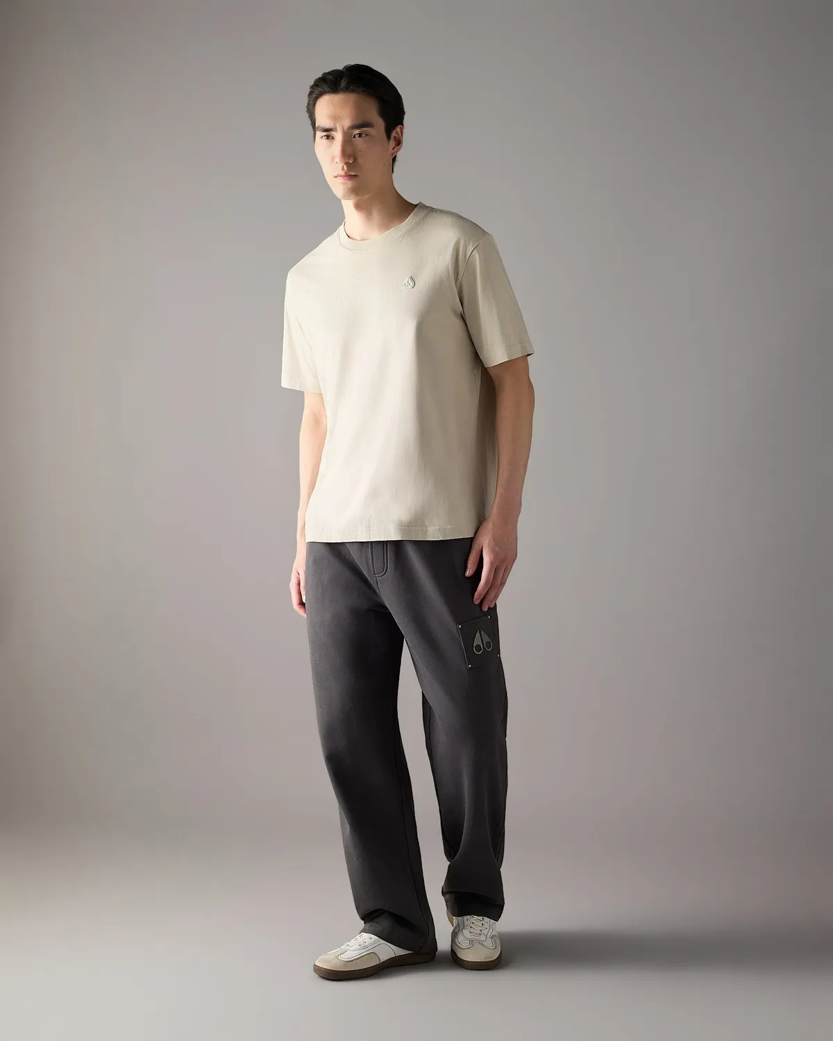 Moose Knuckles Yul Classic T-Shirt Alabaster Coton