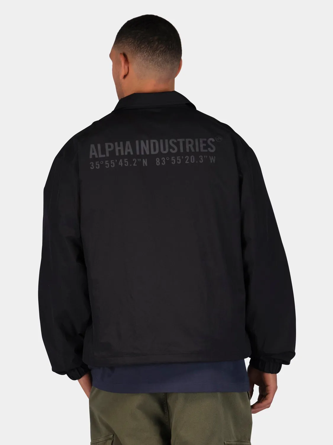 Alpha Industries Coaches veste homme légère noire