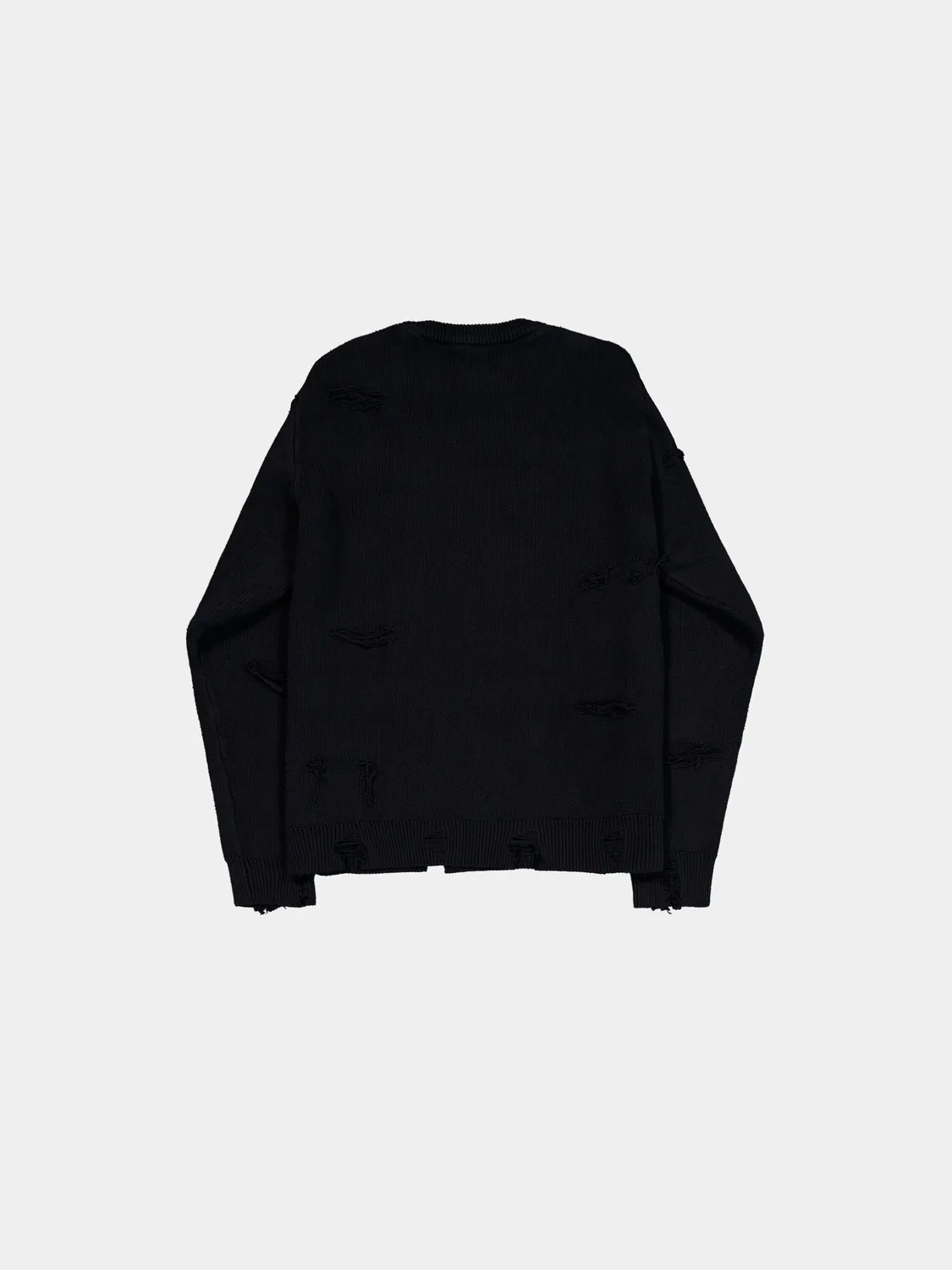 Alpha Industries Distressed Logo Pullover sweat noir coton
