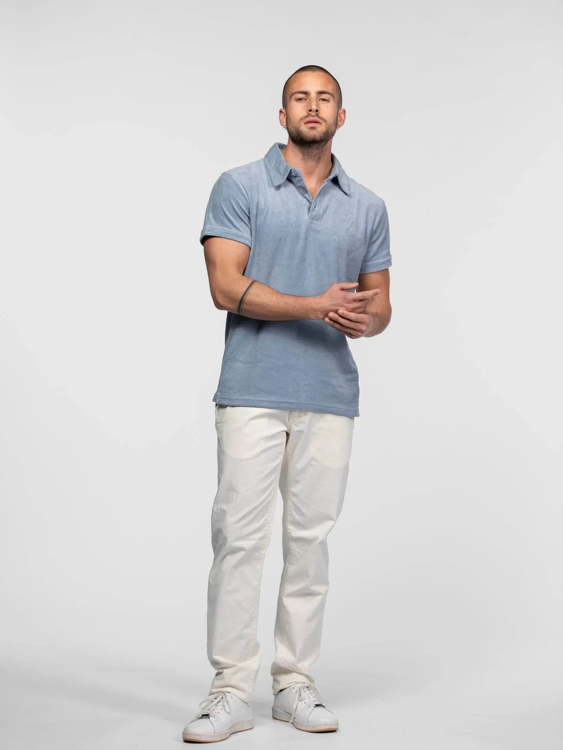 Daytona Briny pantalon chino homme Navy stretch