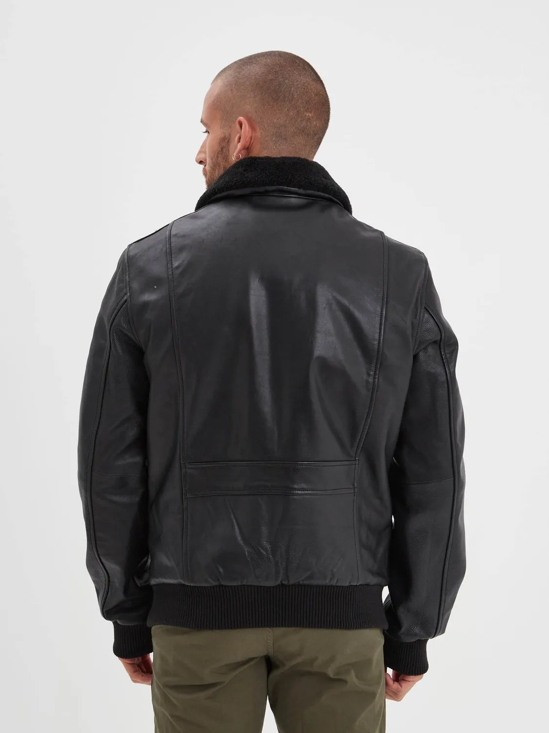Daytona Mirage blouson aviateur cuir noir vachette