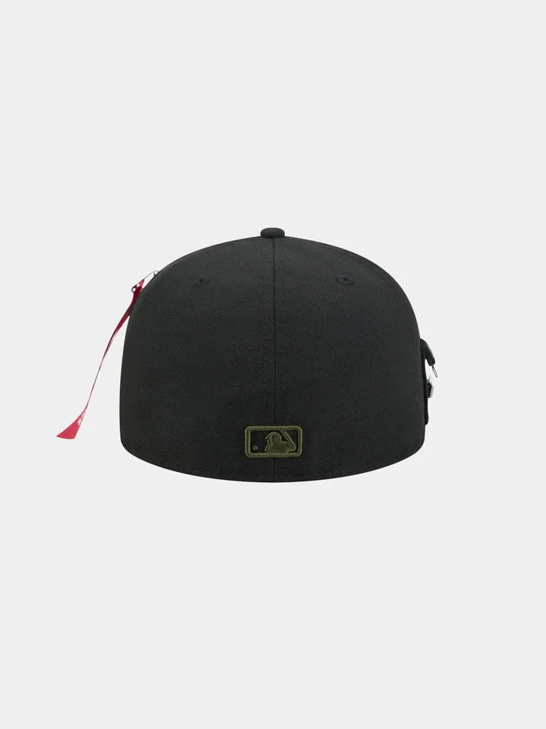 Alpha Industries Cubs 59Fifty casquette fitted noire polyester