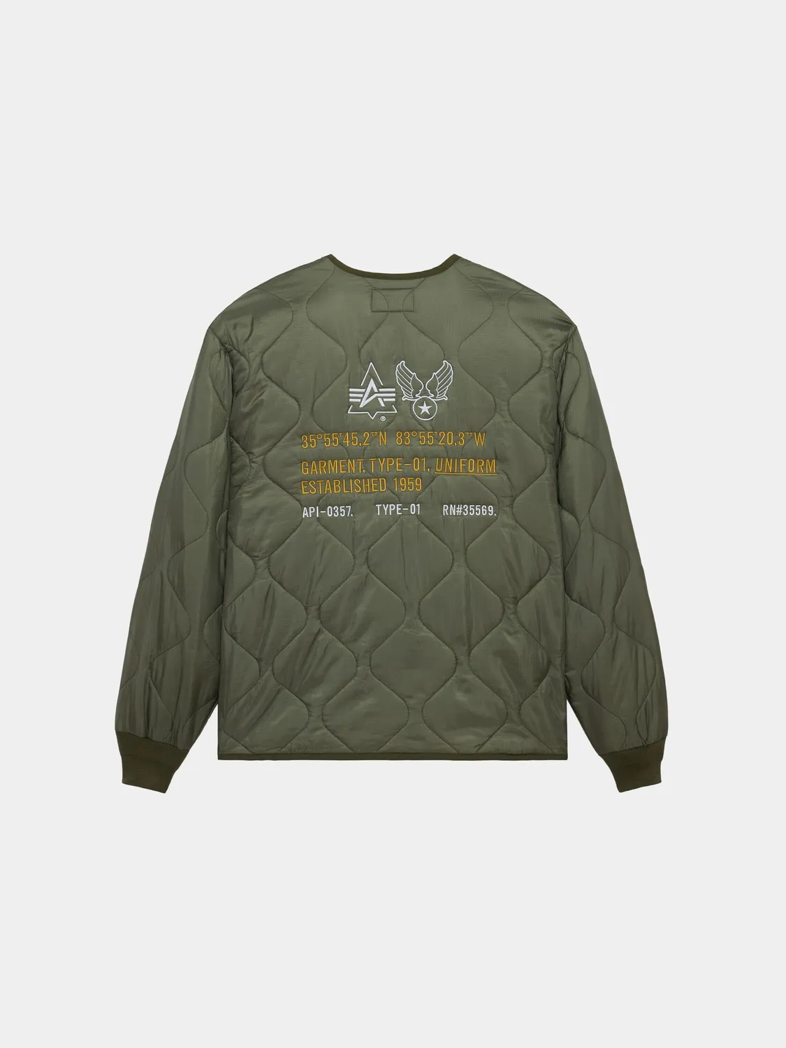Alpha Industries ALS/92 liner matelassé vert léger