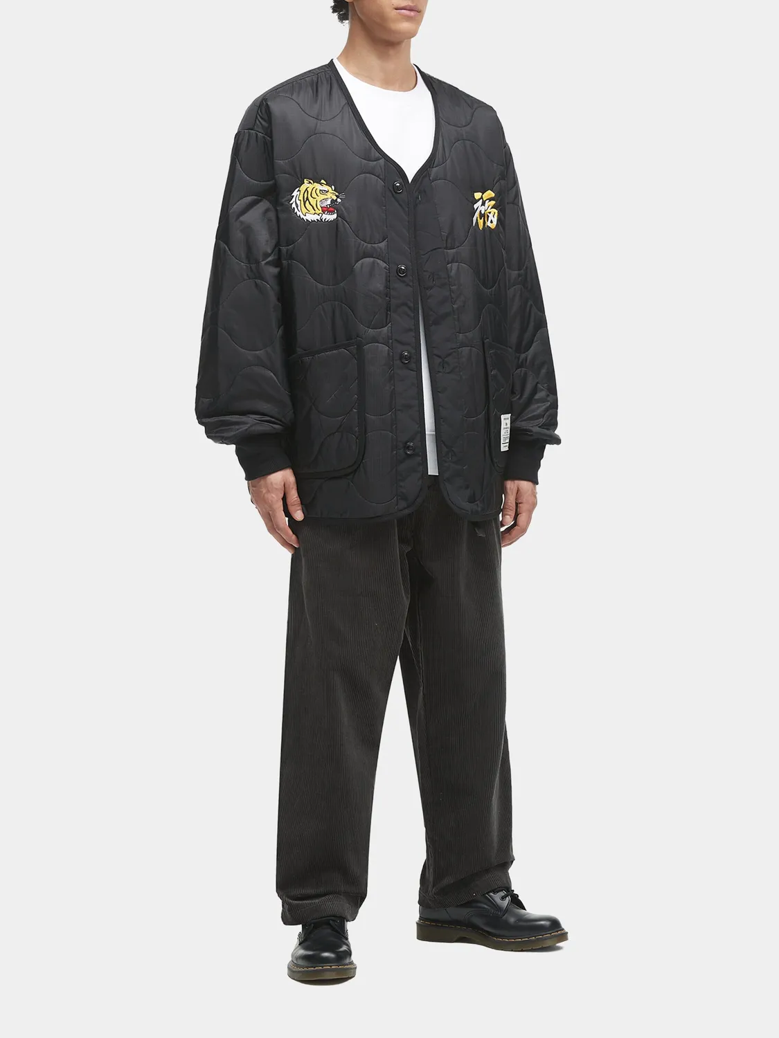 Alpha Industries UNFRM Tiger Liner veste noir matelasse