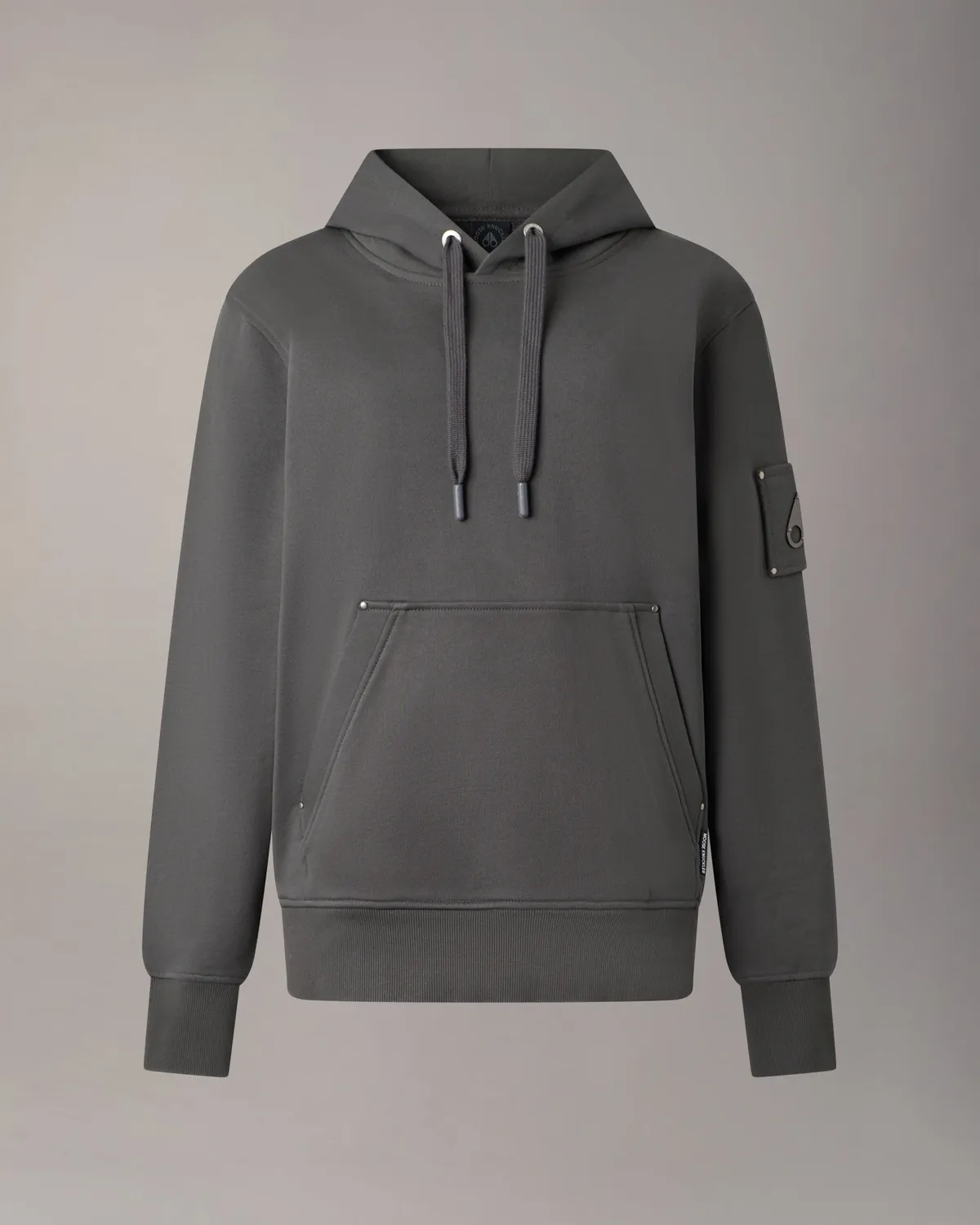 Moose Knuckles Hartsfield sweat capuche cement coton