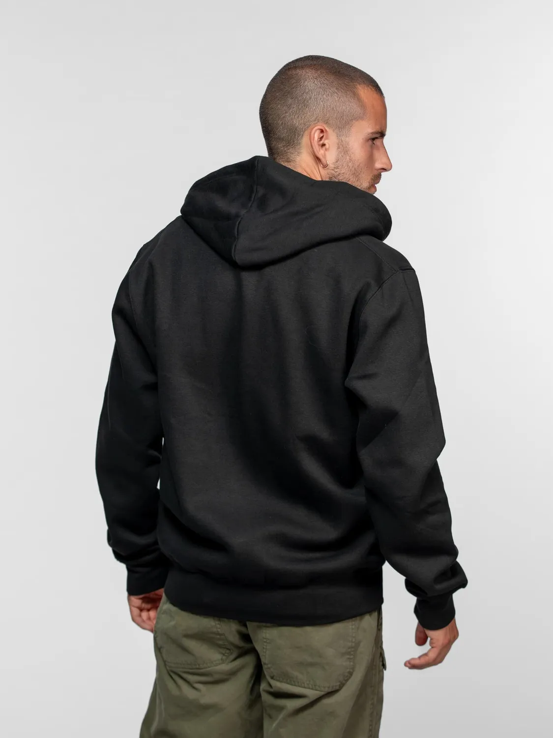 Daytona Linton sweat capuche zippé noir