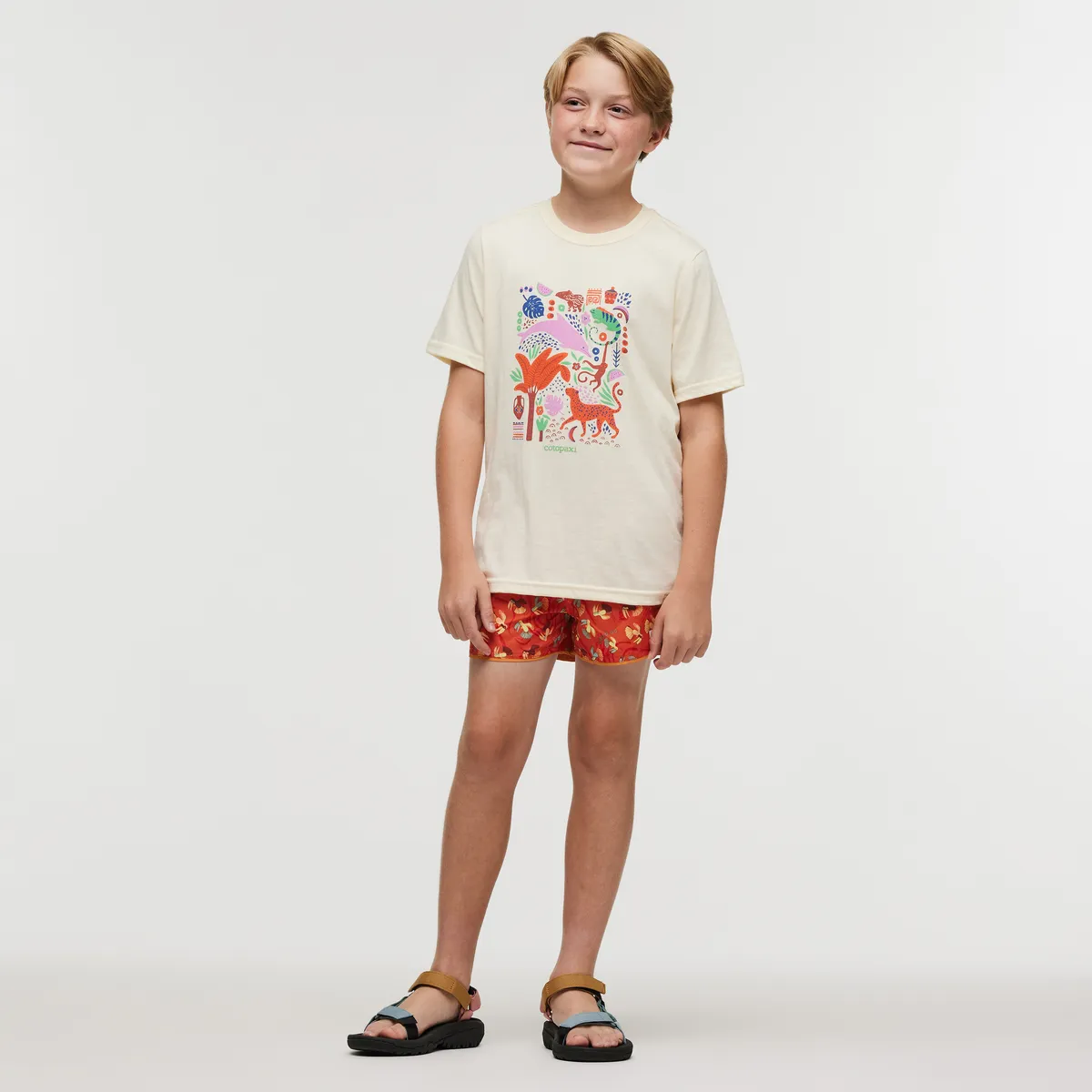 Cotopaxi Ecuador Vibes t-shirt enfant Green Tea coton