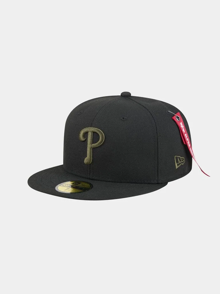 Alpha Industries 59FIFTY casquette fitted noir polyester