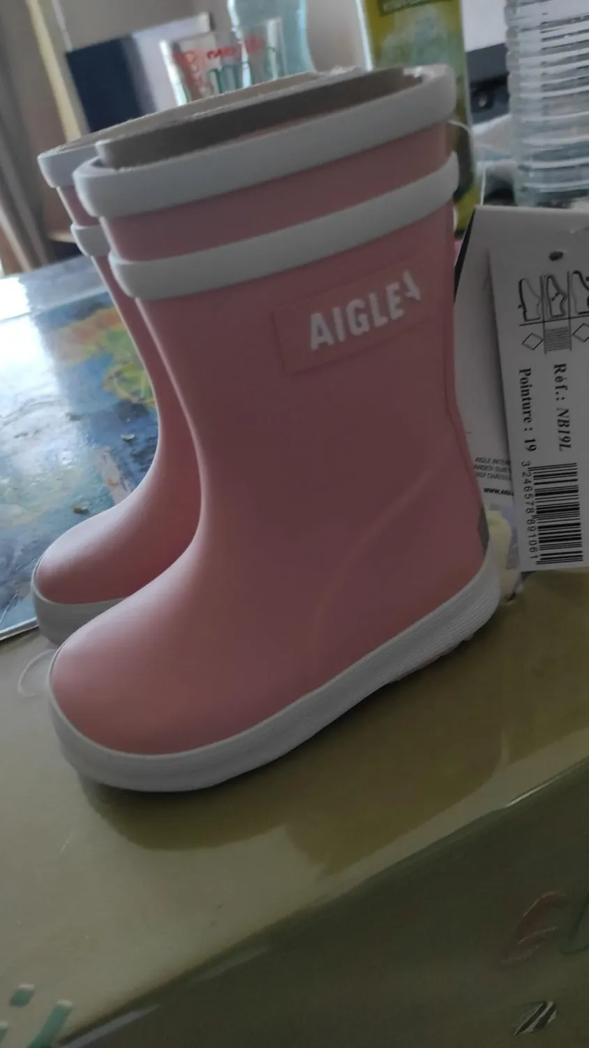 Aigle Baby Flac 2 botte pluie enfant bleu marine