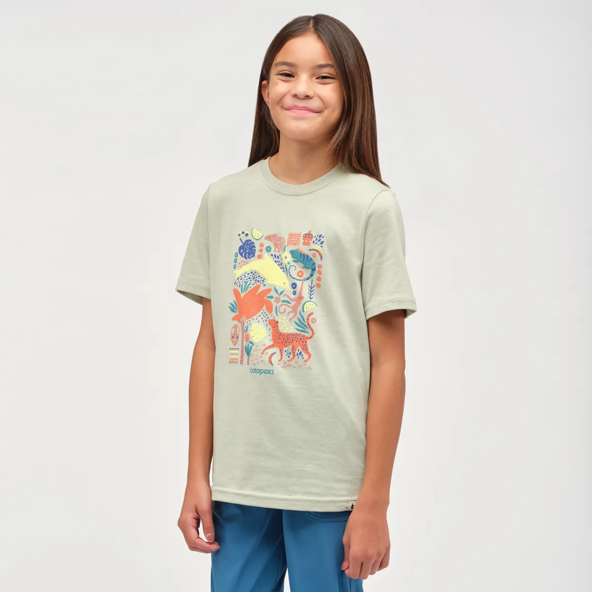 Cotopaxi Ecuador Vibes t-shirt enfant Green Tea coton