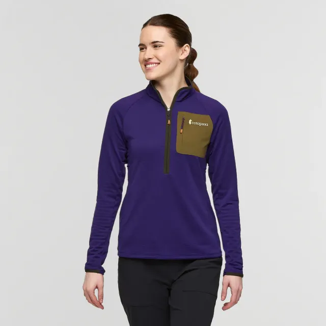 Cotopaxi Otero polaire femme half-zip technique