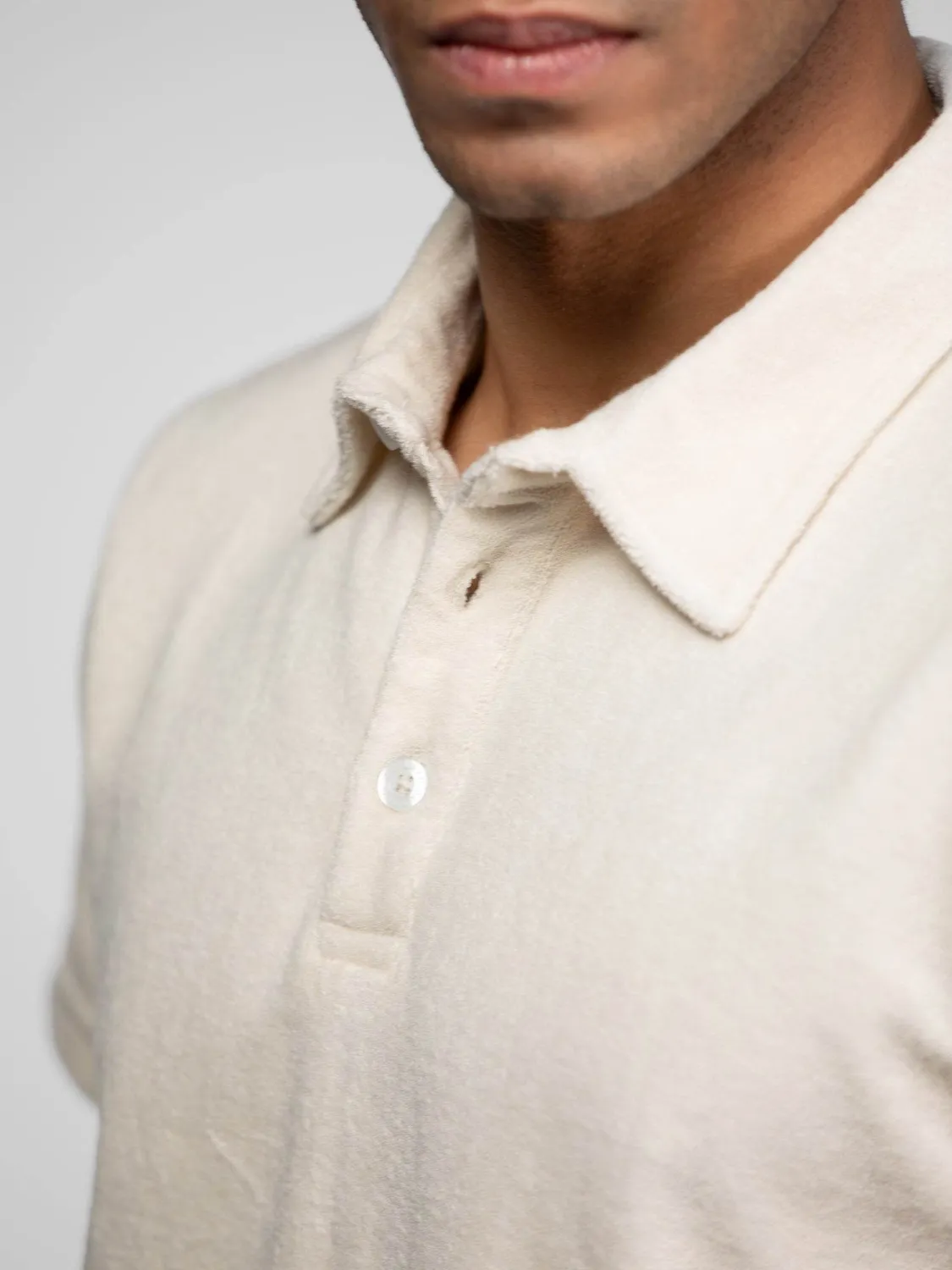 Daytona Brody polo éponge homme corail été
