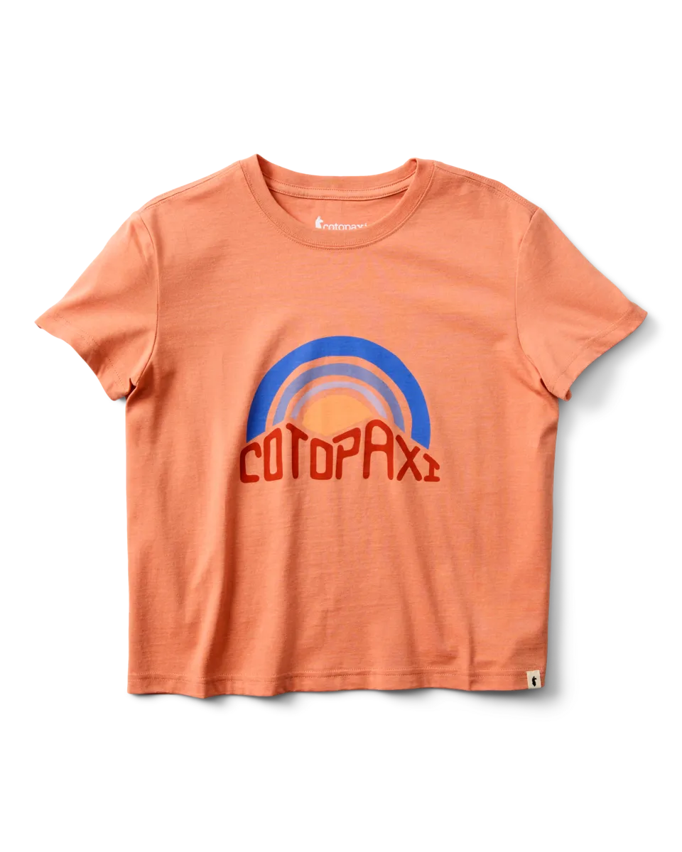 Cotopaxi Sunset Embers T-shirt femme Grapefruit coton