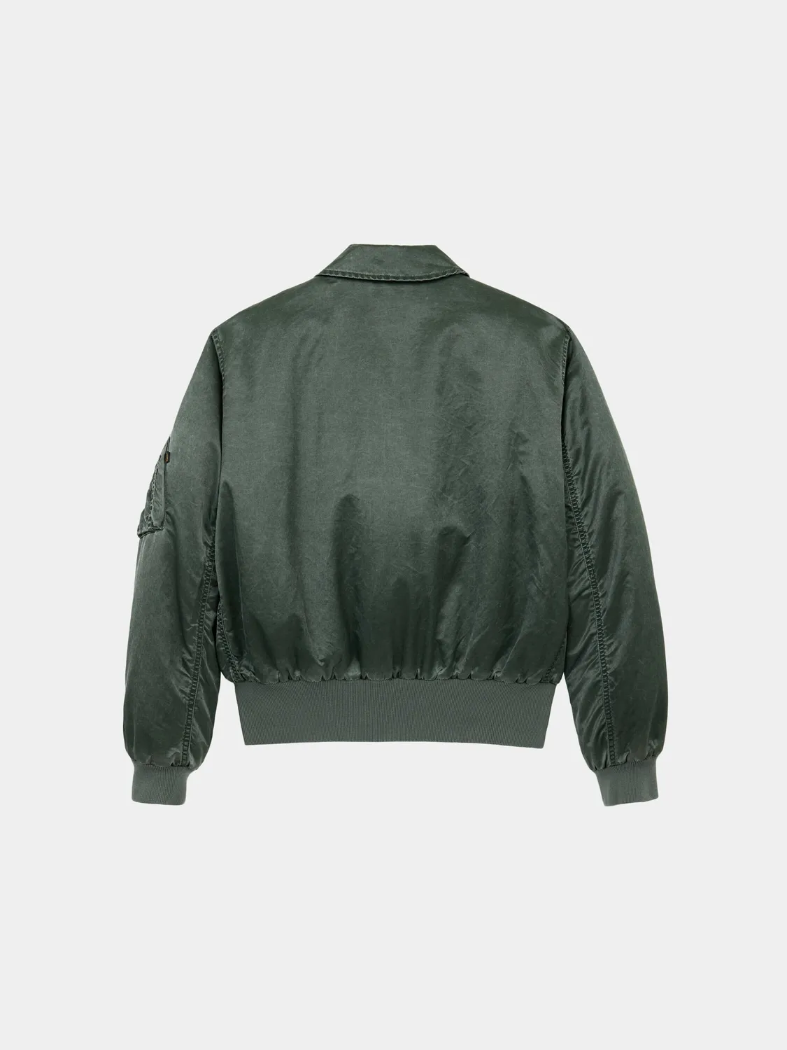 Alpha Industries CWU 45/P Battlewash bomber deep forest vintage