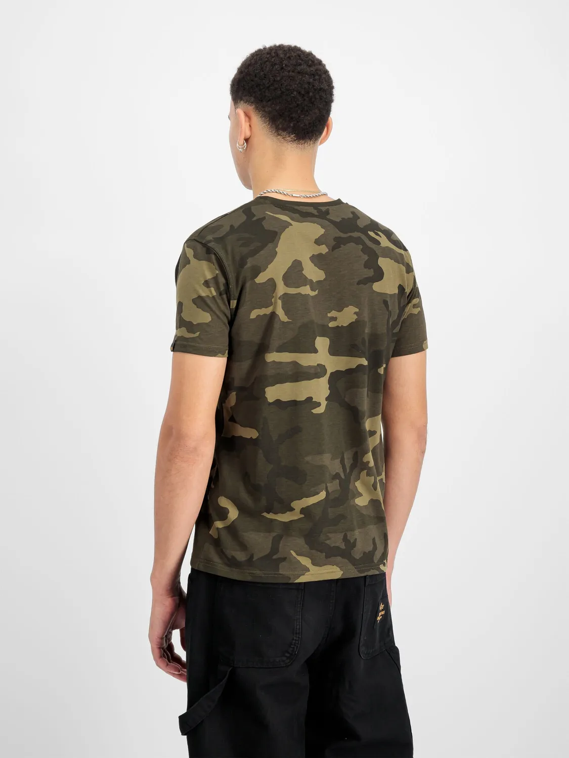 Alpha Industries Basic Logo t-shirt camo coton