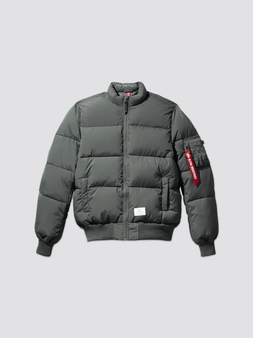 Alpha Industries MA-1 Quilted bomber Gunmetal matelassé