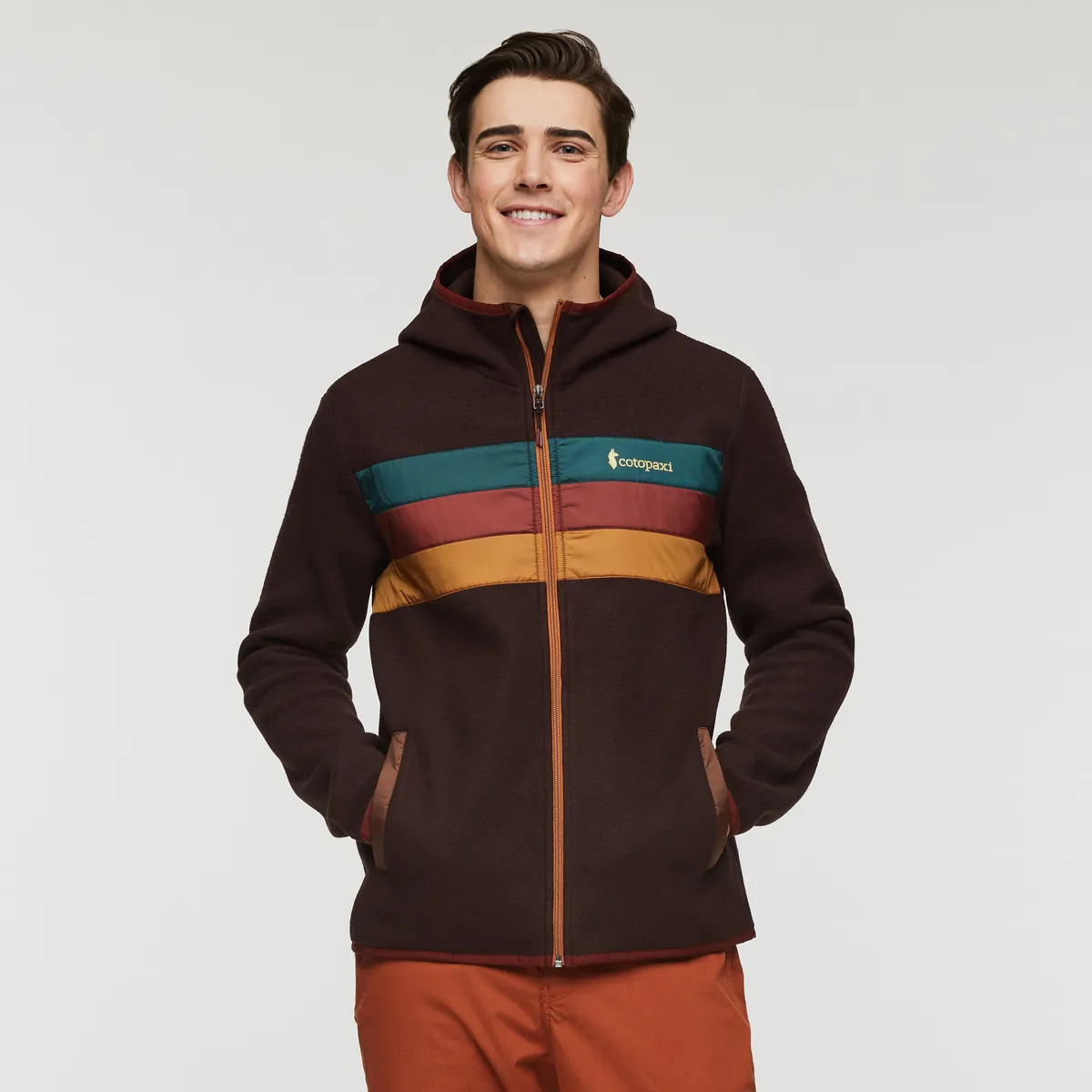 Cotopaxi Teca veste polaire homme Sepia Sunset zippée