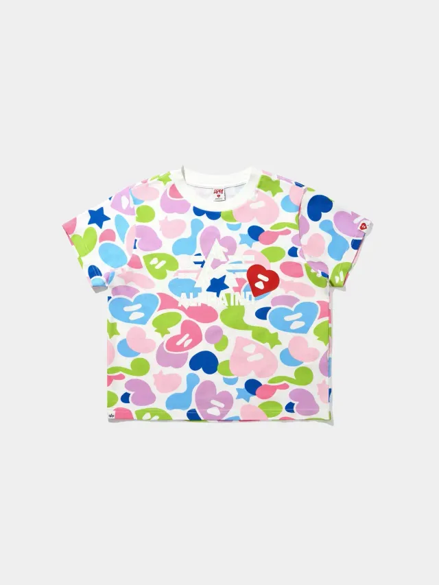 Alpha Industries APEE Camo Tee t-shirt crop femme camo coton
