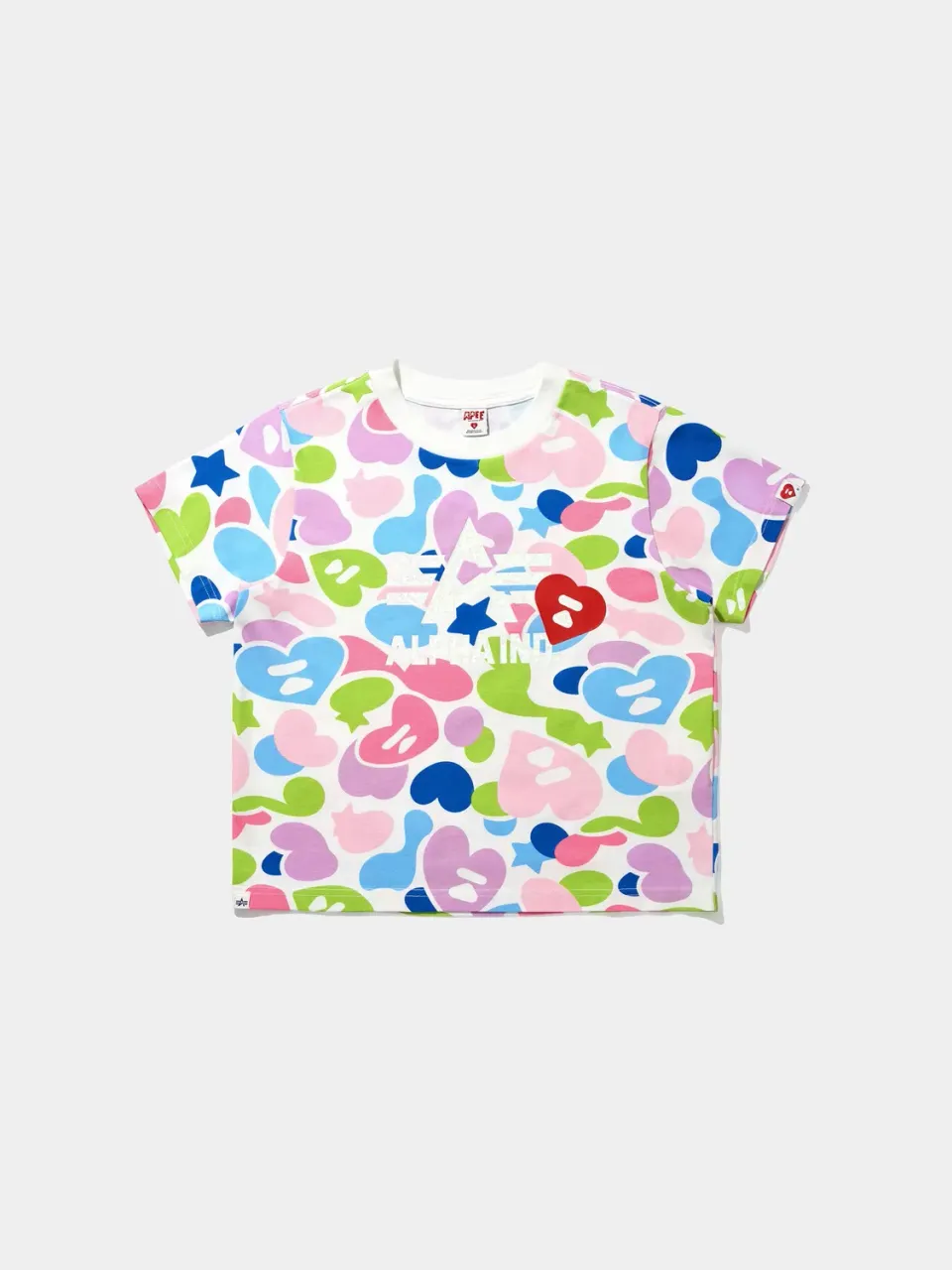 Alpha Industries APEE Camo Tee t-shirt crop femme camo coton