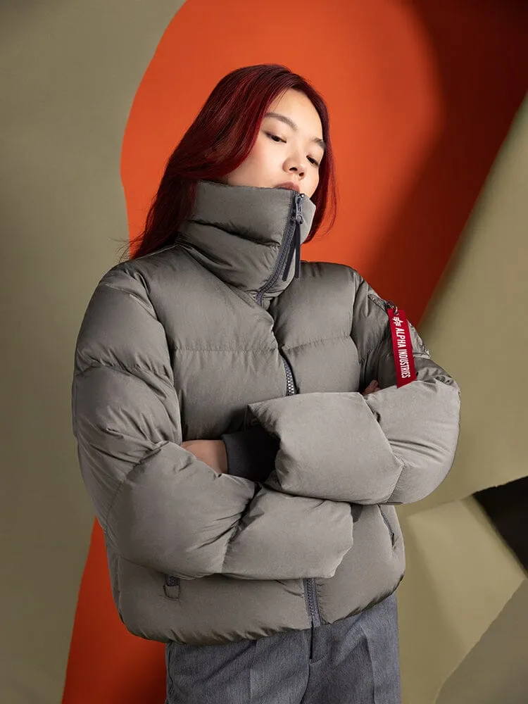 Alpha Industries Sierra Short doudoune parka gris femme