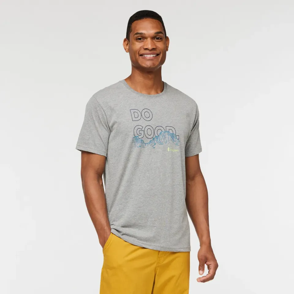 Cotopaxi Rising Do Good t-shirt homme Heather Grey coton