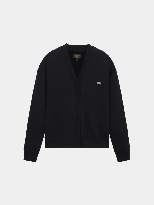 Alpha Industries Essential Cardigan cardigan noir coton