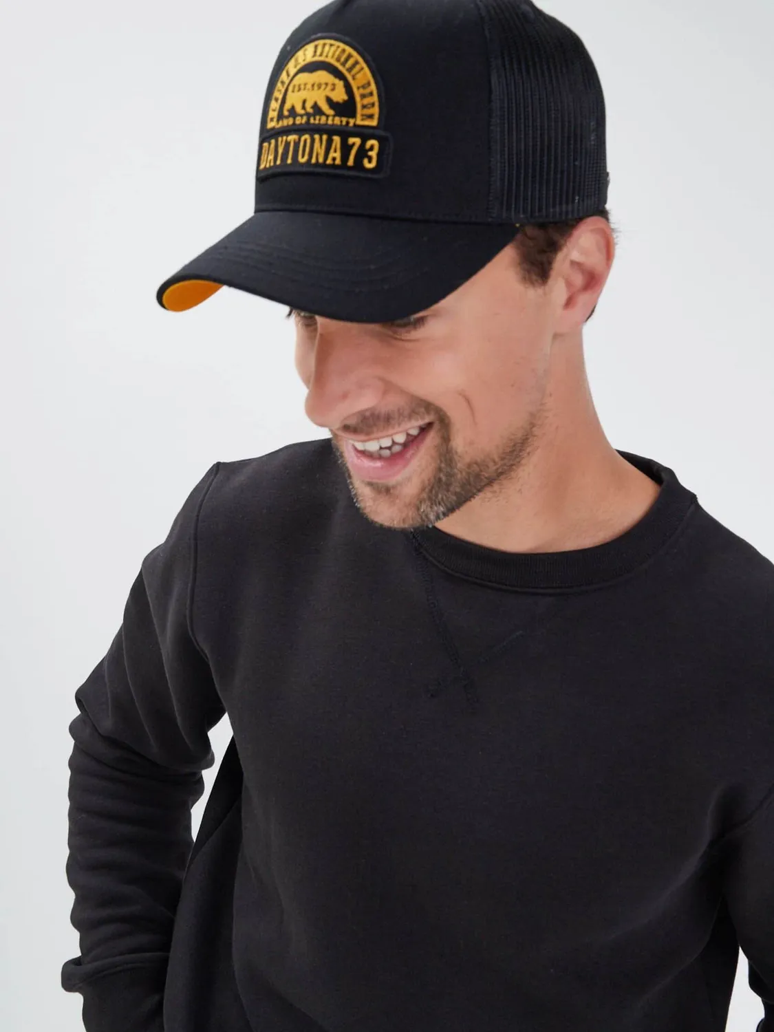 DAYTONA Norman sweat coton homme noir chaud
