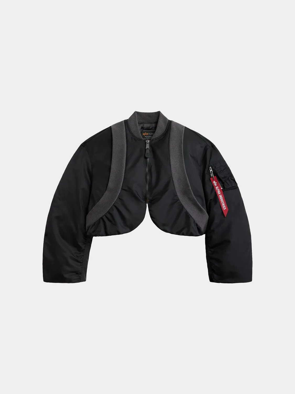 Alpha Industries Knit Rib MA-1 bomber femme cedar red