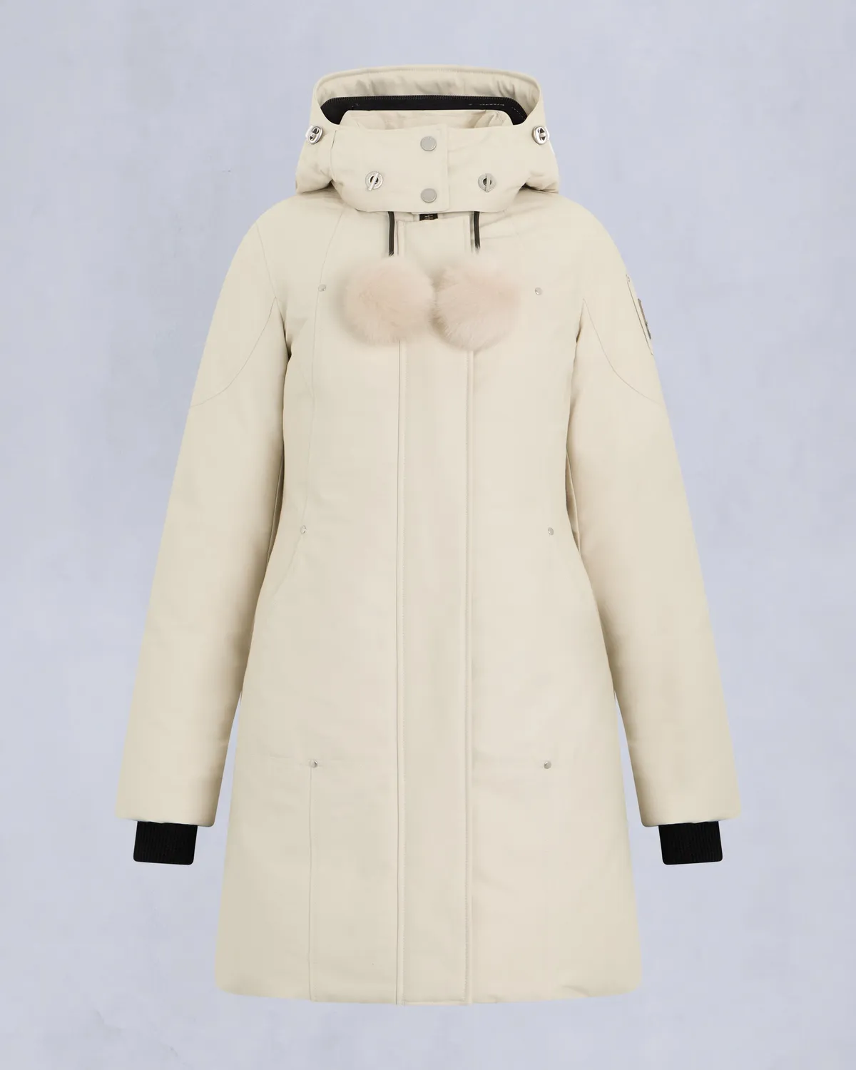 Moose Knuckles Stirling Parka Duvet Femme Albâtre Grand Froid