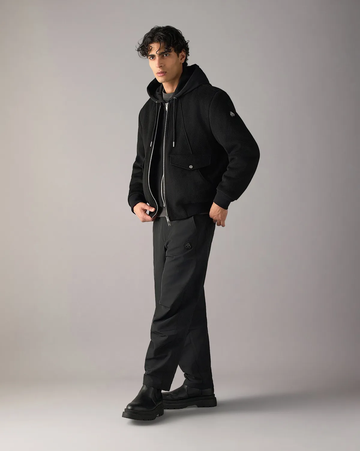 Moose Knuckles Elington bomber noir léger