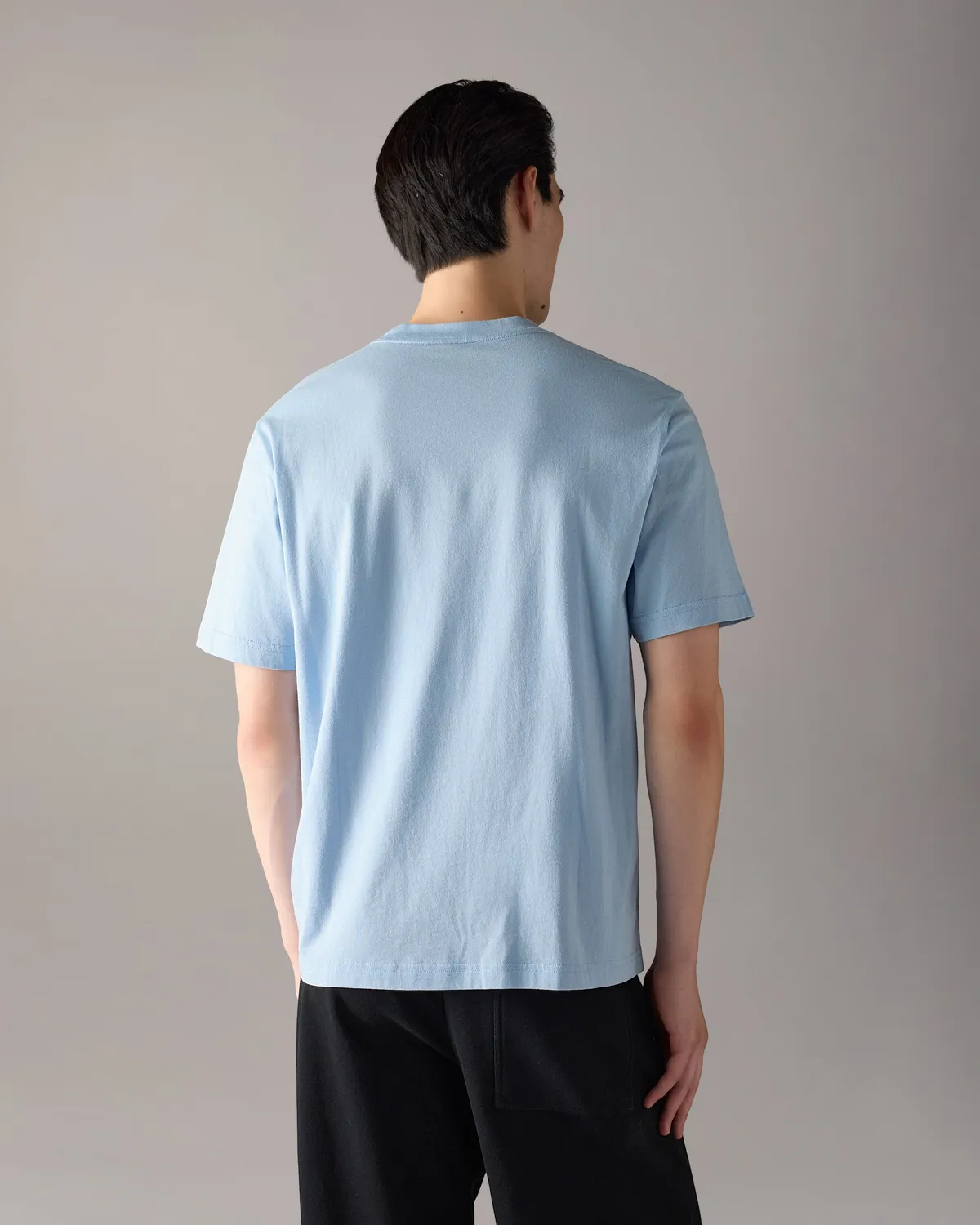 Moose Knuckles Yul t-shirt Blue Ice coton classique